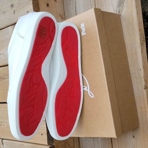 Christian Louboutin Men's Rantulow Flat Calf Shoes. - Picture 9 of 10